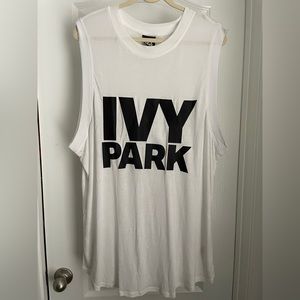 IVY PARK logo sleeveless long tank sz XL New without tags